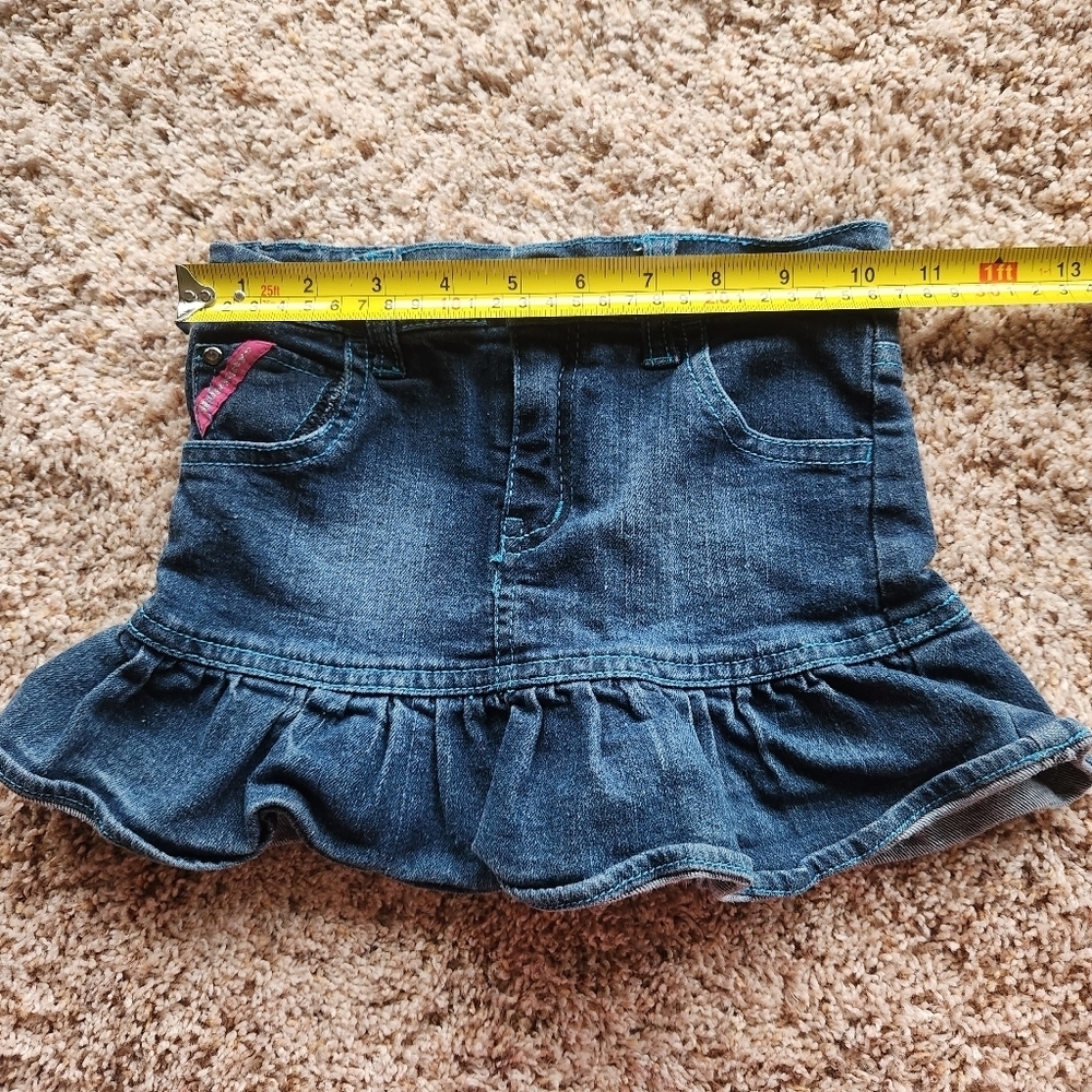 Hello Kitty Denim Ruffle Skirt - Picture 7 of 8